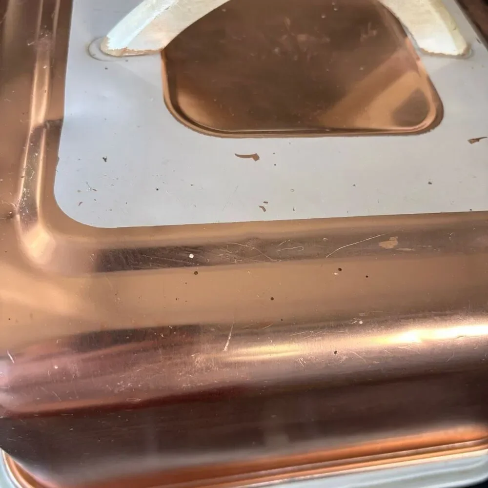 Mirro Copper Finish Aluminum Square Interlocking Cake Cover